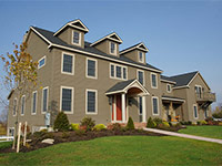 Fiber Cement siding house