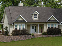 veneer siding house