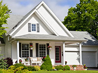 House with vinyl siding