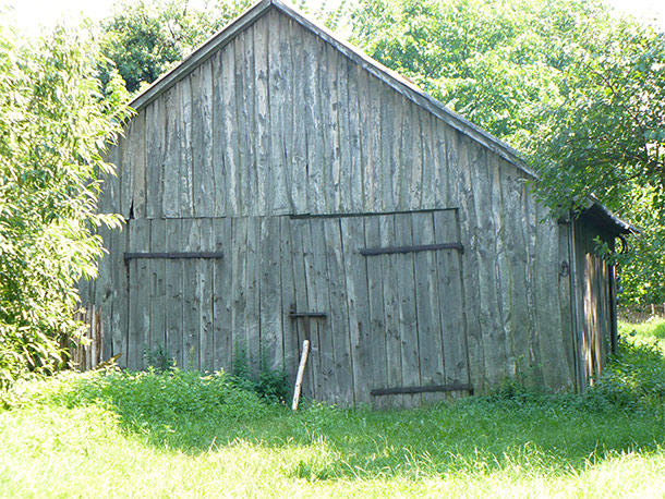 Old barn with reclaimed wood